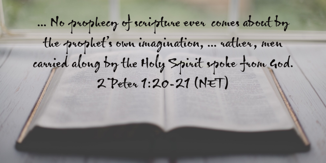 Scripture Art - 2 Peter 1:20-21